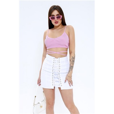 Юбка джинсовая 100020 (Белый)