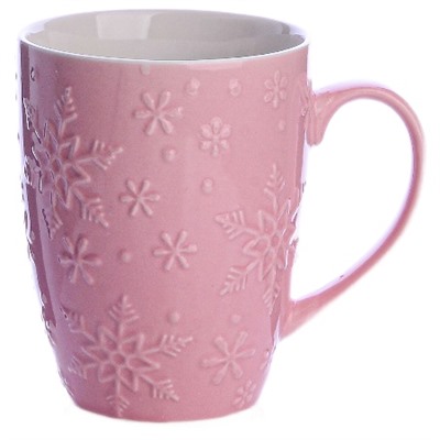 9-31351-3 Кружка 340мл с рельефом Pink LR (х36)