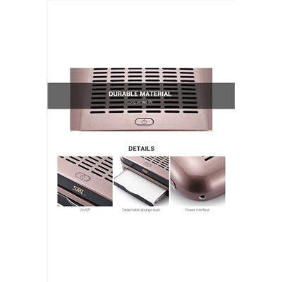 SML Пылесос для маникюра / C1 Deep pink, 68 Вт, темно-розовый KRISTALLER, 1130505