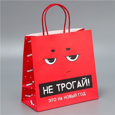 Набор пакетов подарочных новогодних «Это на Новый год», 6 шт., 22×22×11 см