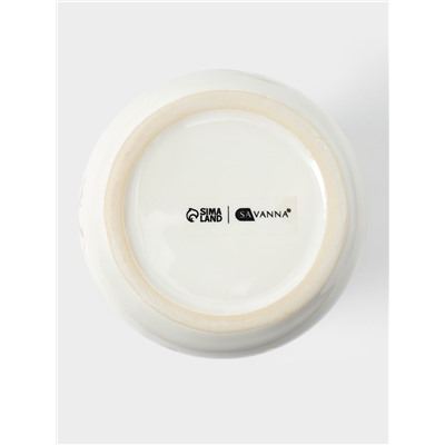 Дозатор для жидкого мыла SAVANNA Lightning, 350 мл, цвет белый