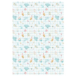 Бумага упаковочная  70х100 см "Нежность/Tenderness" 80 г/м2 ассорти, 5 дизайнов MS_62804 (372615) MESHU