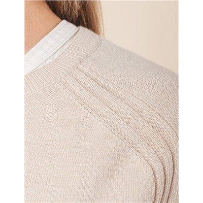 Джемпер тонкой вязки из хлопка с кашемиром