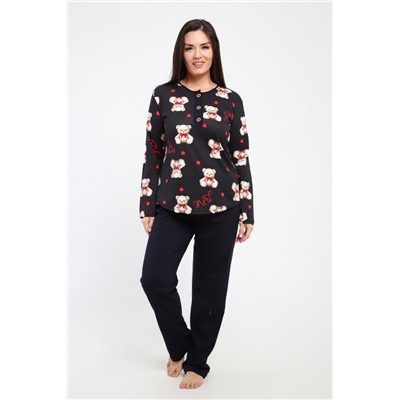 Пижама женская 24276 (Темно-синий)