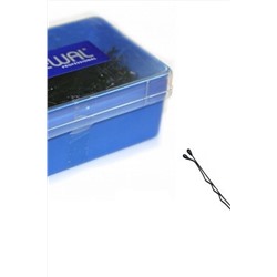 Dewal Невидимки для волос волна SLN60V-4/200, 60 мм, серебристый, 200 г KRISTALLER, 1106176