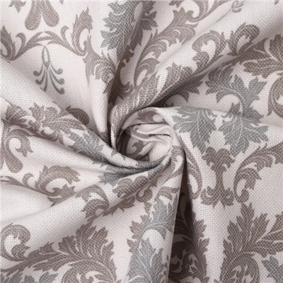 Шторы для кухни с подхватами «Этель» Classic, 150×150 см - 2 шт., 100% хлопок, рогожка 186 г/м²