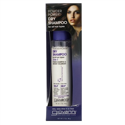 Giovanni, Eco Chic Hair Care, Powder Power Dry Shampoo, 1.7 oz (48 g)