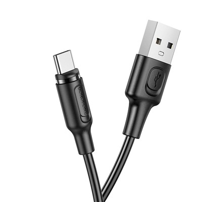 Кабель USB - Type-C Borofone BX41 Amiable магнитный 12W 100см 2,4A  (black)