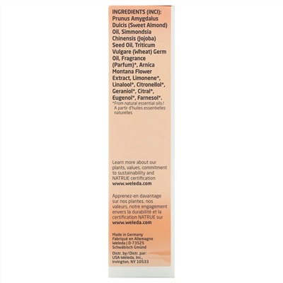 Weleda, Mama, массажное масло от растяжек, экстракты миндаля, 100 мл (3,4 жидк. унции)