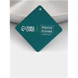 Сковорода Hanna Knövell, d=34 см, h=6 см, толщина стенки 0.6 мм, индукция, дно al+fe+al, нержавеющая сталь