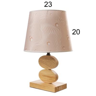 Настольная лампа «Клауд» 1×40 Вт Е27 светлое дерево 24×24×27 см RISALUX