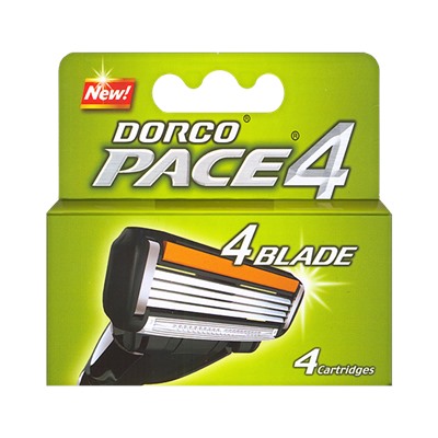 Станок для бритья DORCO PACE-4 (+ 6 кассет), система с 4 лезвиями, FRA1100pr ВЫГОДА 15%
