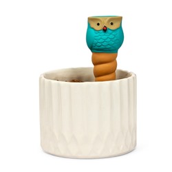 Автополив для комнатных растений «Совушка», 16×6 см, керамика, набор 4 шт., МИКС
