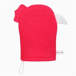 Детская мочалка для купания Крошка Я «Фламинго», махра