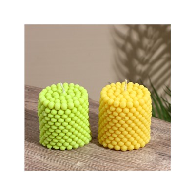 Свеча фигурная формовая «Столб шарики», 6×6×7 см, соевый воск, МИКС