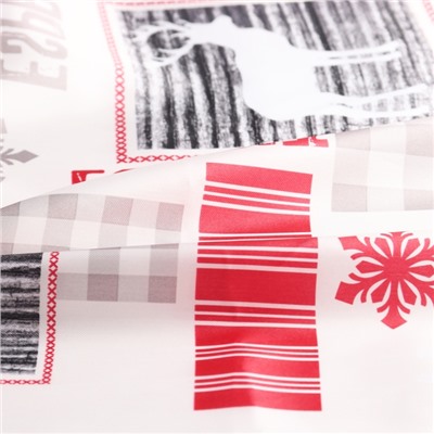 Скатерть новогодняя «Доляна. Сказочное чудо», 145×220 см, 100% п/э