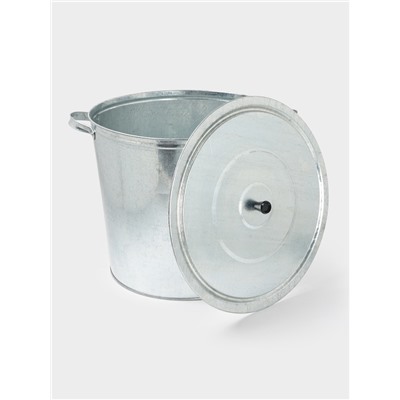 УЦЕНКА Бак для белья 32 л, оцинкованный, без решетки