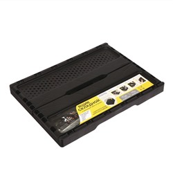 Ящик складной, пластиковый, 40×30×17 см, чёрный