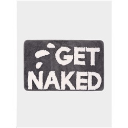 Коврик Доляна Get Naked, 50×80 см, микрофибра, темно-серый