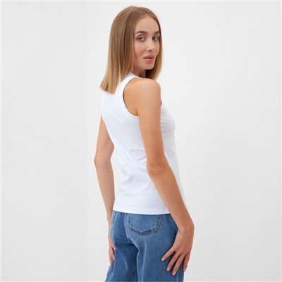 Майка женская MINAKU, SPORTY & STYLISH, размер 44, белая