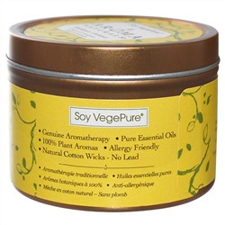 Aroma Naturals, Соя VegePure, для настроения, апельсин и лимонное сорго, 2,8 унции (79.38 гр)