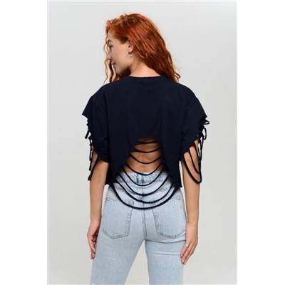 7474 Футболка женская (Темно-синий)