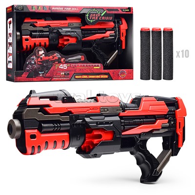 Бластер "Штурмовая атака" с мягкими пулями, в коробке