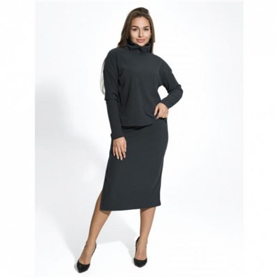 Костюм с юбкой Кортни (Графит)