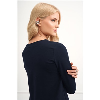 Женское платье трапеция из футера Happyfox