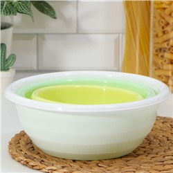 Набор мисок SparkPlast, 3 шт.: 1.2 л; 2.1 л; 3.2 л, пластик, МИКС
