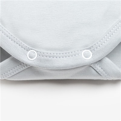 Боди Крошка Я «Мой первый НГ», рост 68-74 см, серое