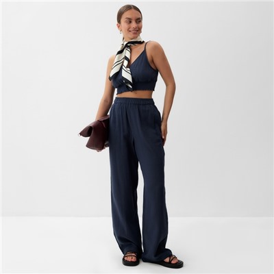 Топ укороченный женский MIST Muslin размер XS, серый