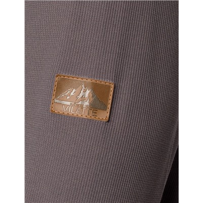 Свитшот из фактурного хлопка с авторским принтом