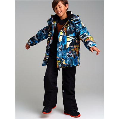 Куртка текстильная с полиуретановым покрытием для мальчиков