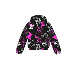 Куртка текстильная с полиуретановым покрытием для девочек (ветровка) PLAYTODAY, 1231511