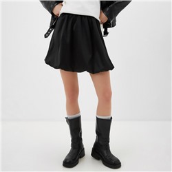 Юбка баллон мини женская MIST, размер L, чёрная