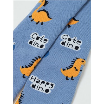 Теплые Conte-kids Колготки SOF-TIKI (махровые внутри) с рисунками