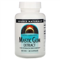 Source Naturals, Mastic Gum Extract, 500 mg, 60 Capsules