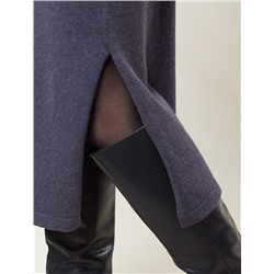 Платье тонкой вязки из хлопка с нейлоном