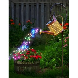 Светильник уличный цветной на солнечных батареях "Лейка"