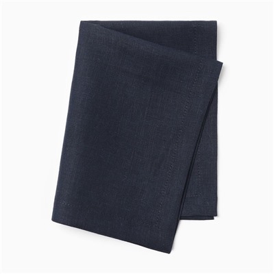 Набор салфеток «Этель» Linen collection, 30×40 см - 4 шт., 100% лён 170 г/м², тёмно-синий