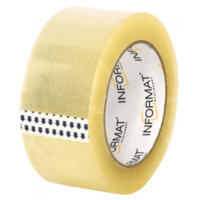 Клейкая лента 48 мм х 117 м прозрачная 43 мкм T48117-03 inФОРМАТ