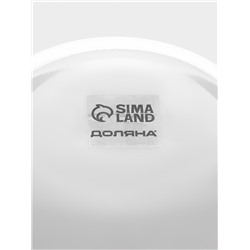 Салатник Доляна Simple, 1.45 л, 19×9.5 см, стекло, прозрачный
