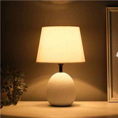 Лампа настольная «Притча» 1×40 Вт Е14 белый 20×20×32 см