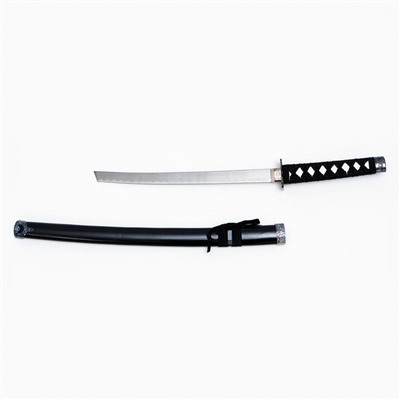Макет оружия «Сувенирная катана на подставке. Нао», 77 см, чёрный глянец