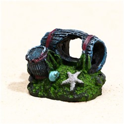 Грот «Дырявые бочонки», 6.5×5×5 см