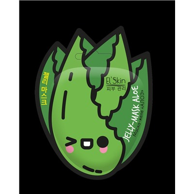 Маска-желе для лица EL'SKIN Jelly-mask aloe «АЛОЭ» Серия "Multifood", ES-974