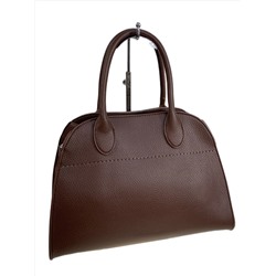 Женская сумка из натуральной кожи, цвет  шоколад