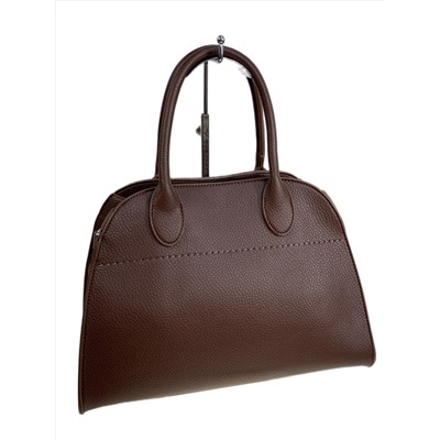 Женская сумка из натуральной кожи, цвет  шоколад
