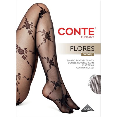 CONTE FANTASY FLORES Колготки женские